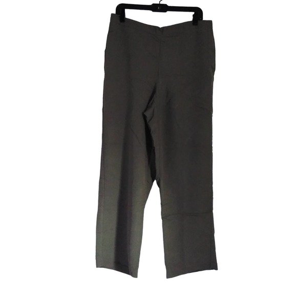 Alfred Dunner Green Pull on Elastic Back Pants size 14 - Picture 1 of 5